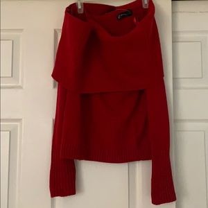 Off the shoulder sweater